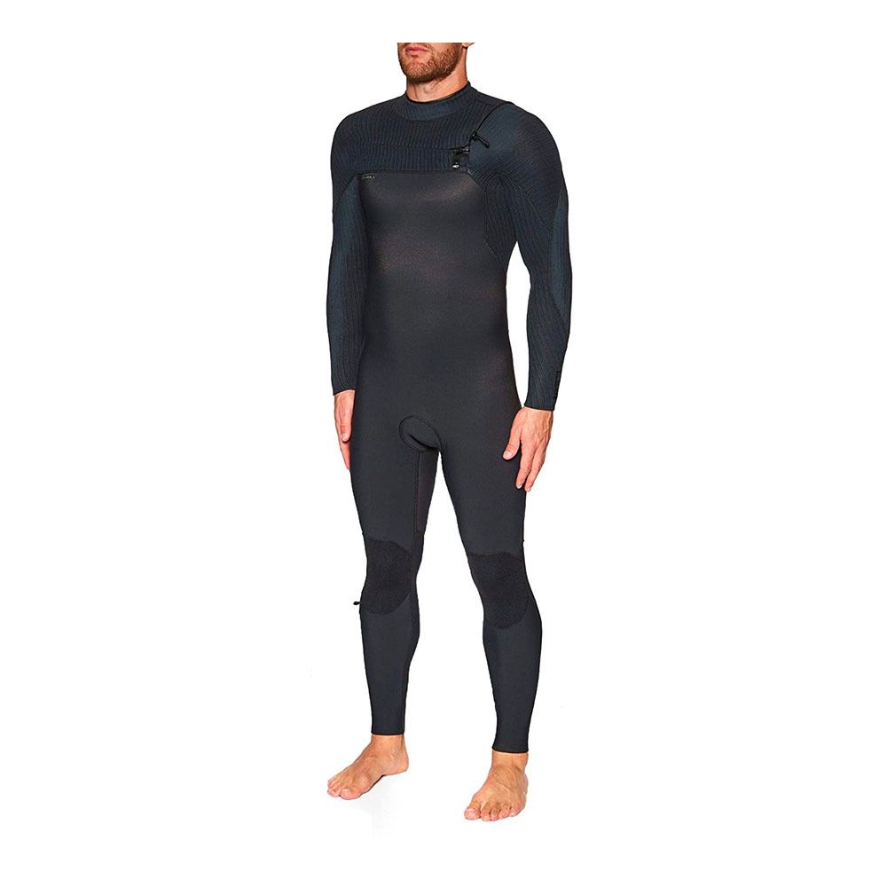 O'Neill HYPERFREAK CHEST ZIP FULL - Combinaison intégrale 4/3+mm Homme black/black