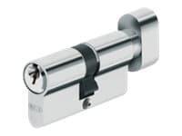 ABUS KE60NP Z30/K30 - Dørlåssylinder - nøkkel - 6 stifter - perlenikkel