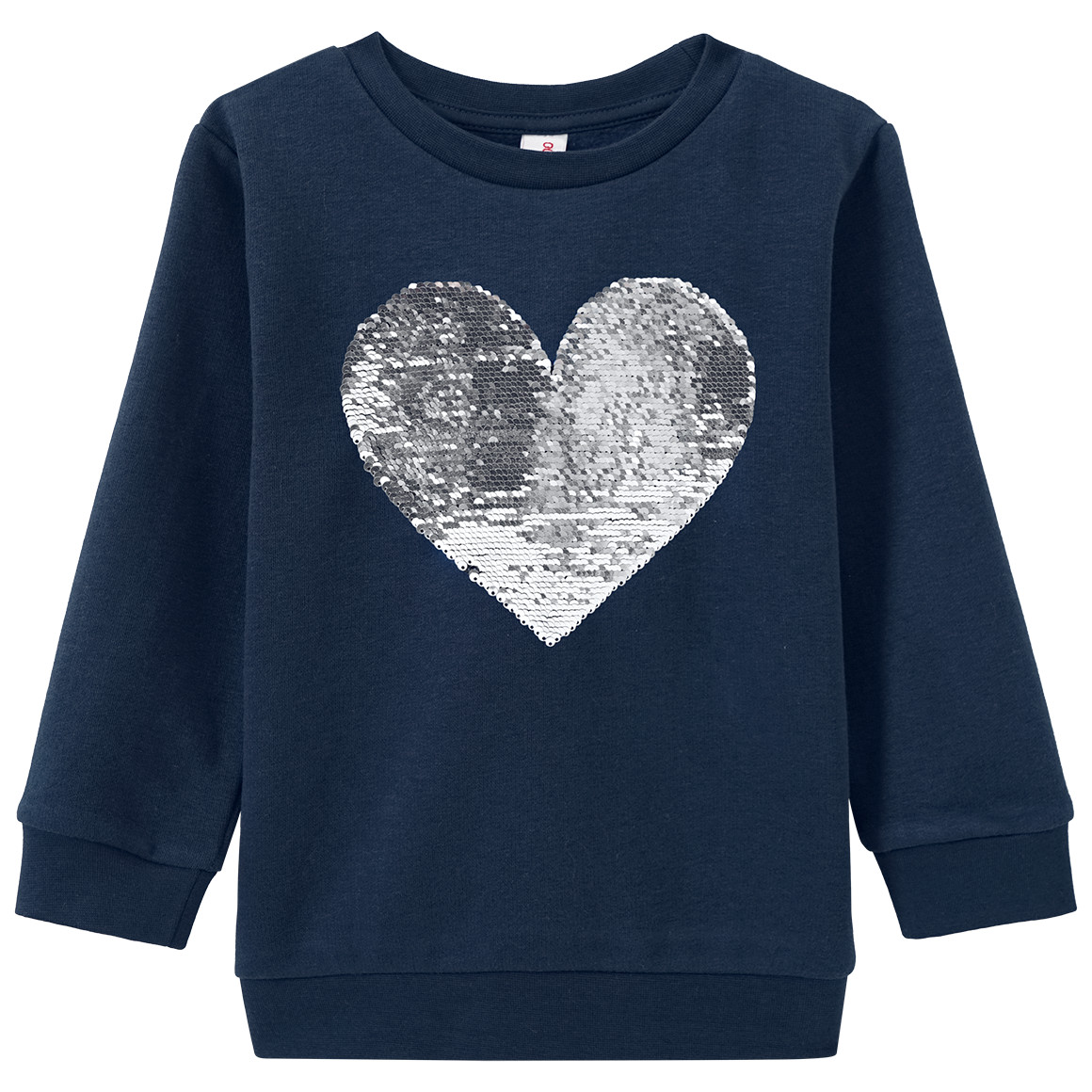 Topolino Mädchen Sweatshirt mit Wendepailletten dunkelblau