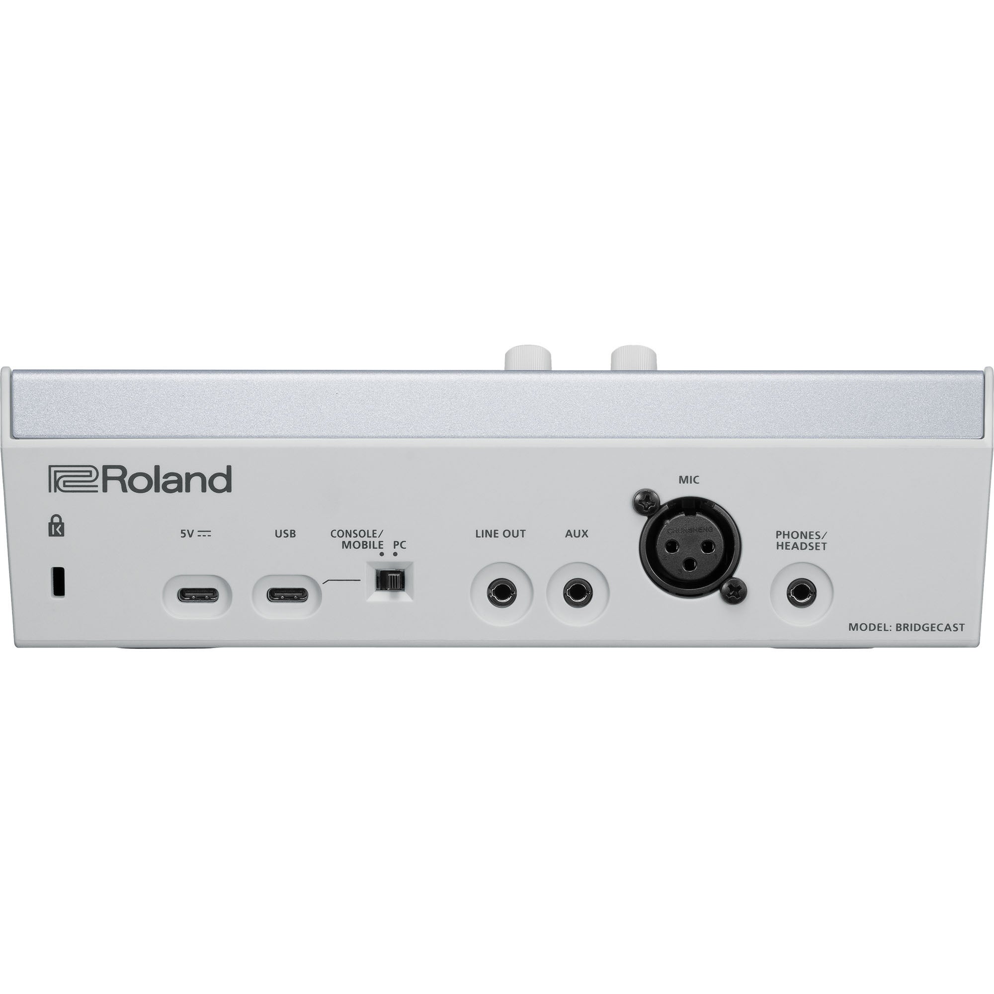 Roland Bridge Cast Ice White gaming audio mixer