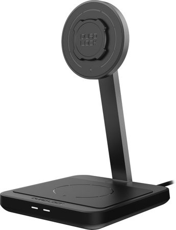 QUAD LOCK MAG Dual Desktop Wireless Charger  Black  onesize