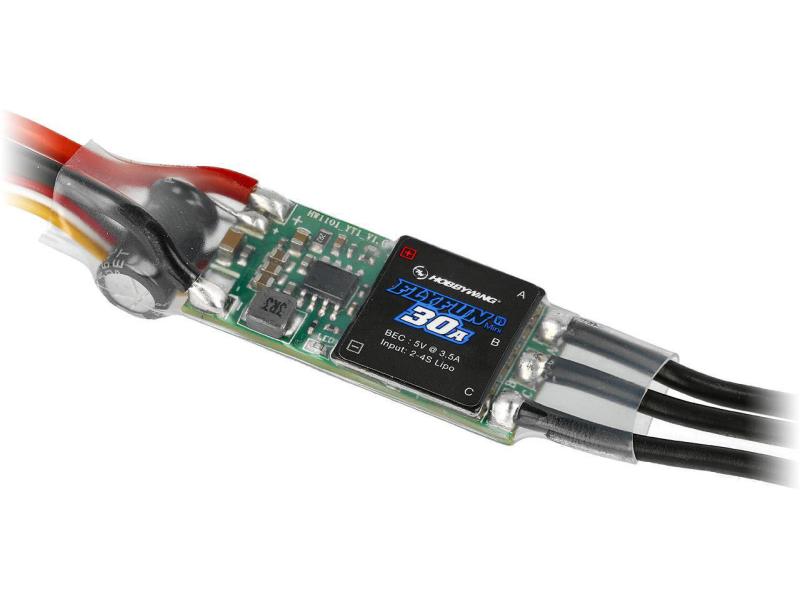 Hobbywing Brushless Regler FlyFun 30A Mini V5 Series Brushless ESC für Flugzeugmodelle