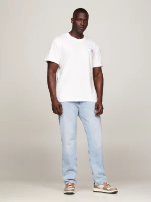 Camiseta Relaxed Fit com Logo nas Costas
