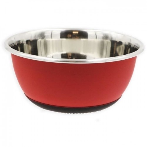 Comedouro Tyrol antiderrapante vermelho para cães e gatos