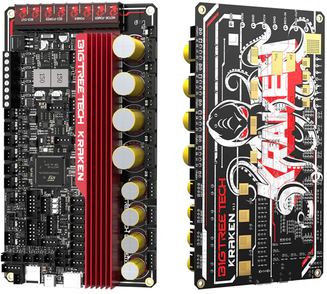 BIGTREETECH  Kraken V1.1    Leistungsstarke 32 Bit Hauptplatine für Großraumdrucker