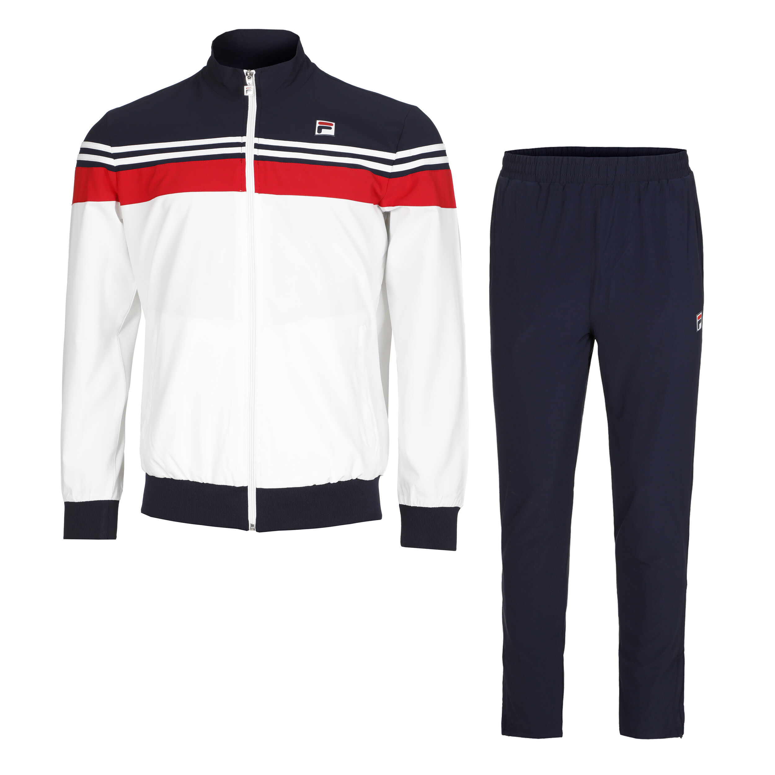 Fila Bruno Survêtement Hommes - Blanc , Rouge