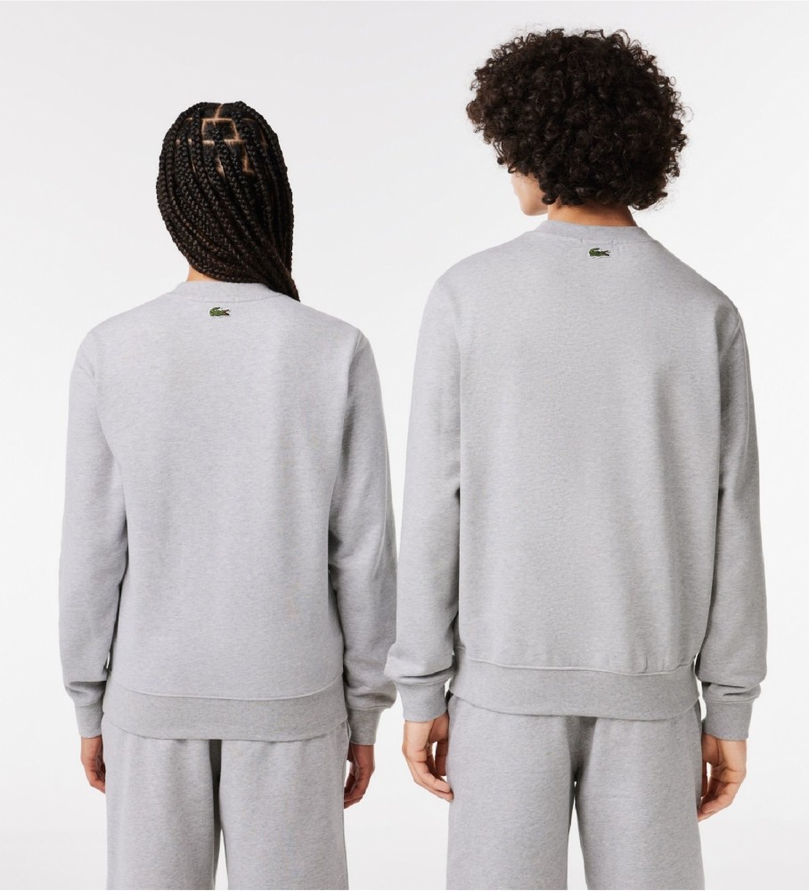 Moletom Lacoste Logo Fleece Jogger, Cinza