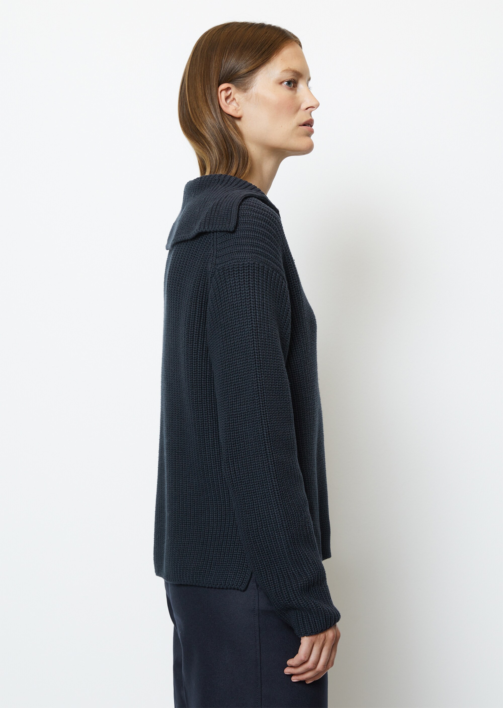 DfC Pullover im Troyer-Stil aus Organic Cotton