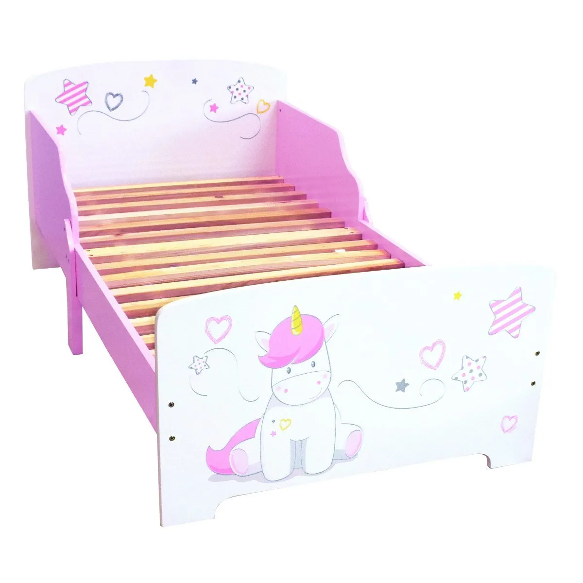 FUN HOUSE Lit thème Licorne - Fille 140x70 cm