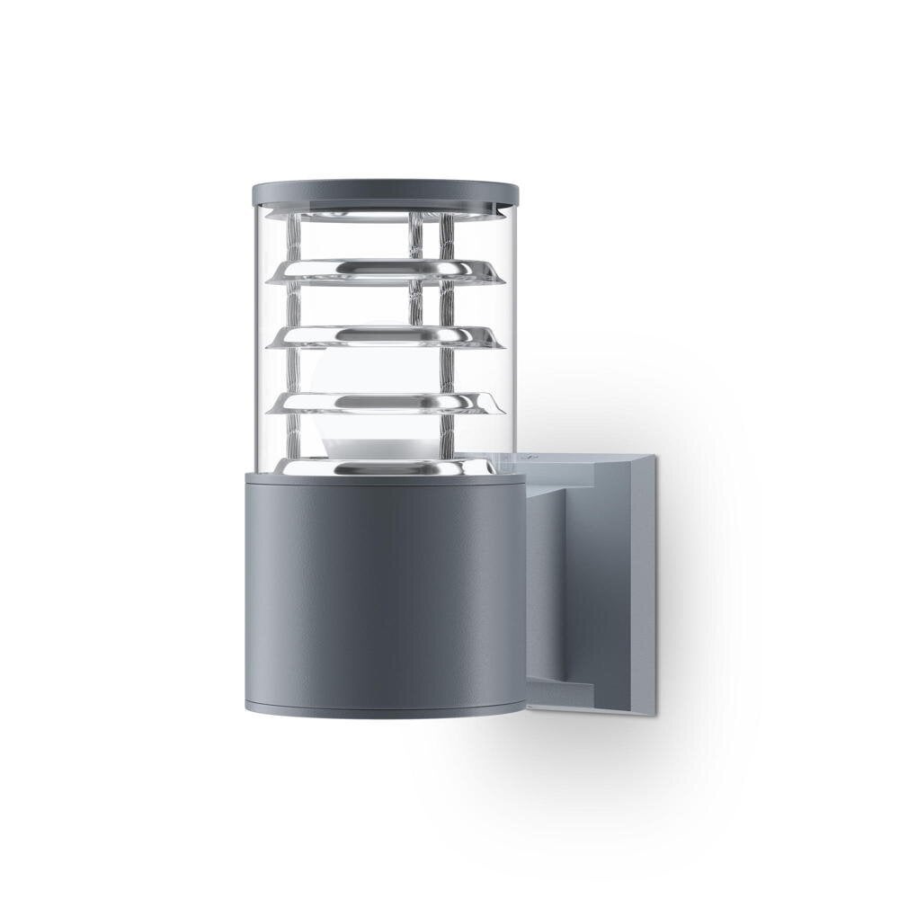 Bronx wandlamp in grijs, E27, IP54, 1-lichts