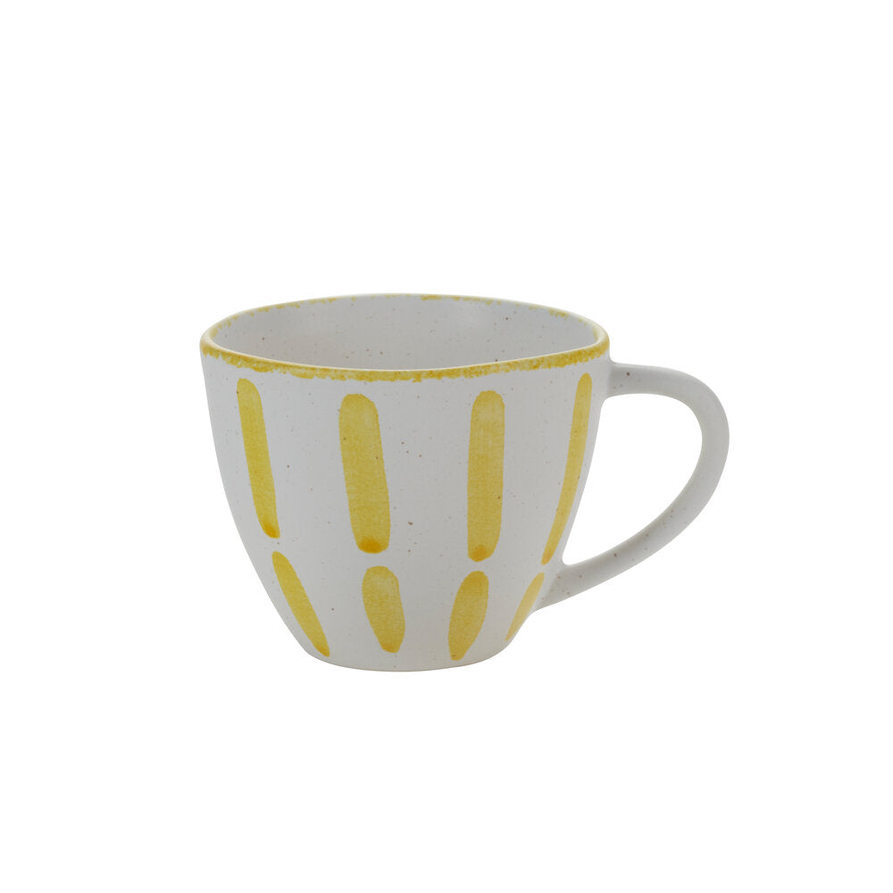 Bahne Interior  Cozy colors stribet kop - hvid/gul