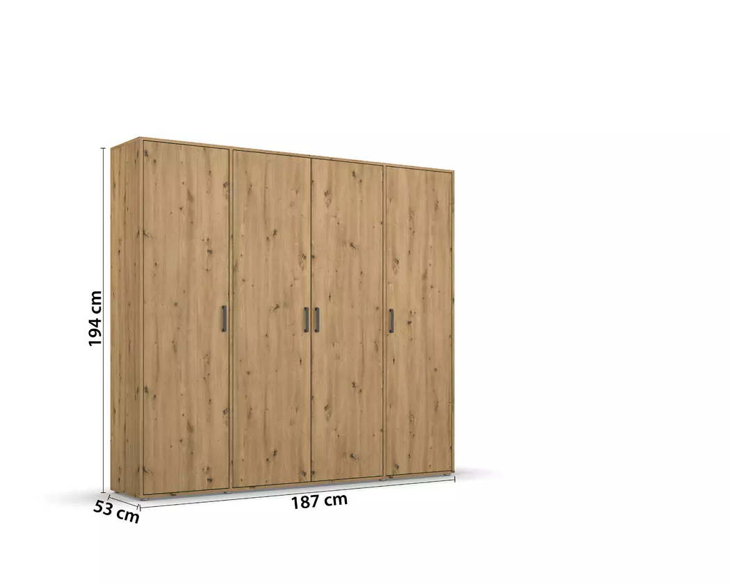 Kleiderschrank Voyager 187 x 194 cm