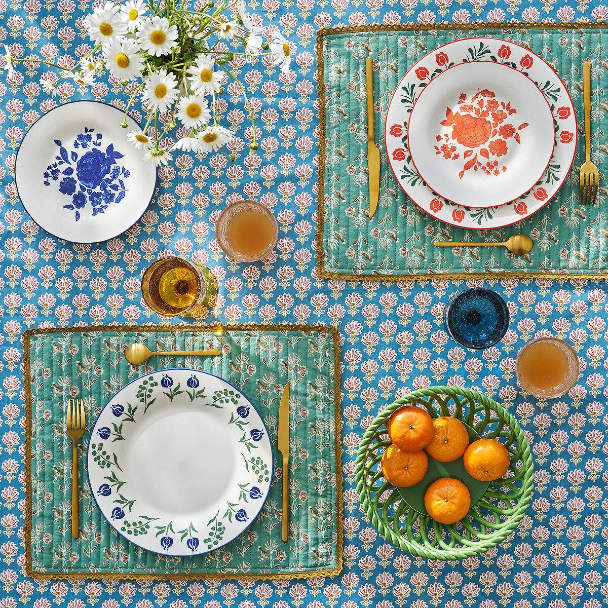 LA REDOUTE INTERIEURS<br>Cesta de frutas de cerâmica com detalhes vazados, Keramos