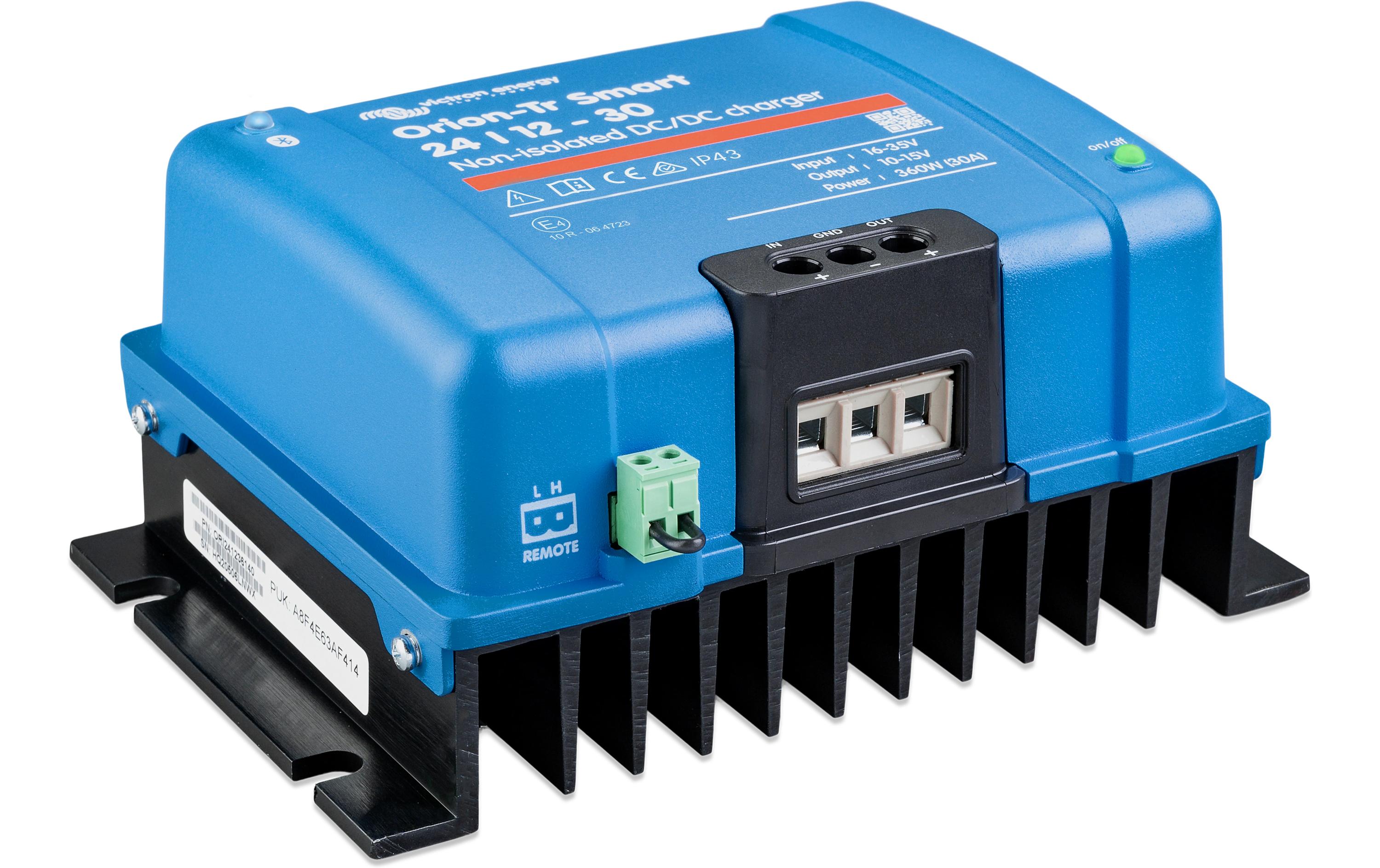 Laderegler Orion-Tr Smart 12-12 V 30A, 360 W<br>Ladewandler mit 3 Ladestufen, nicht isoliert