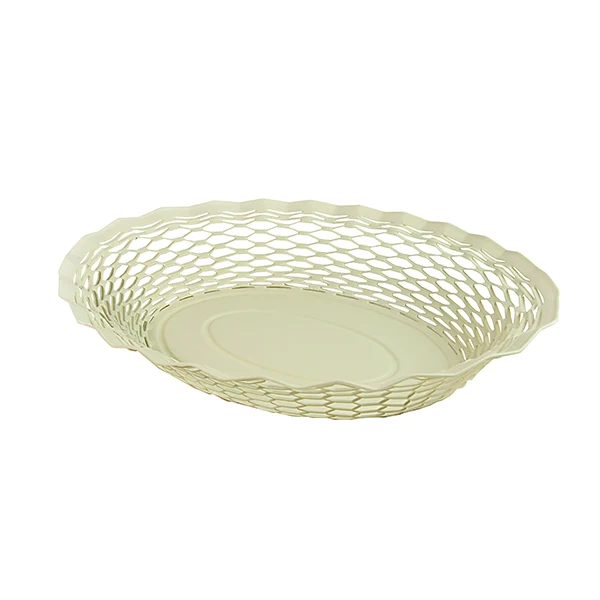 Corbeille à pain ou à fruits inox vanille 30 cm Roger Orfèvre