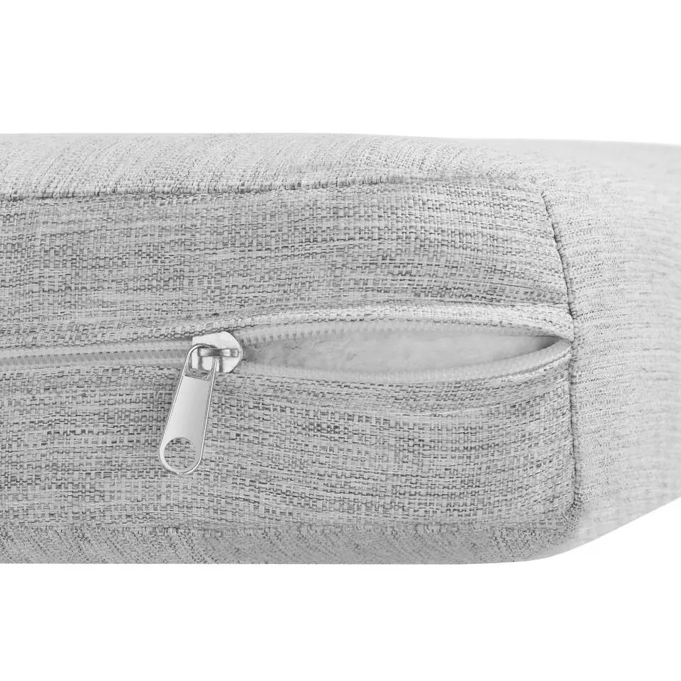 tectake - Stoel Lugano in rope-design met aluminium frame, Antraciet