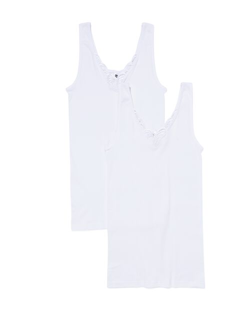 lot de 2 chemisiers femme blanc