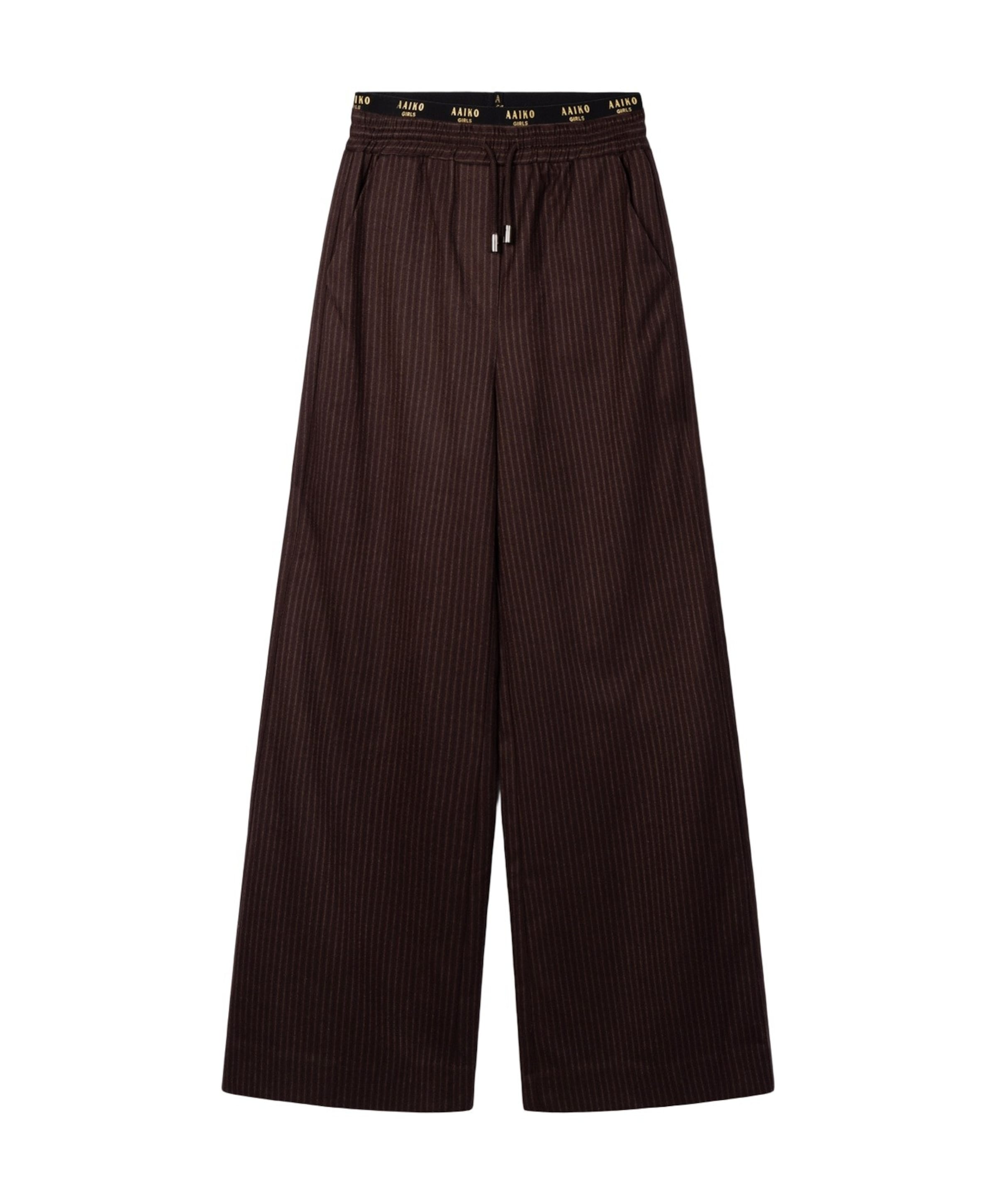 Aaiko Girls ESILA PINSTRIPE VIS 350 G meisjes pantalon bruin