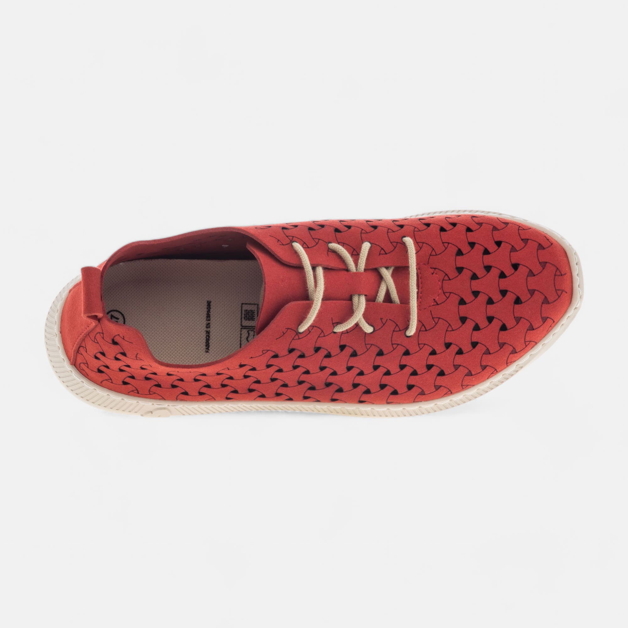 Baskets basses Femme rouge