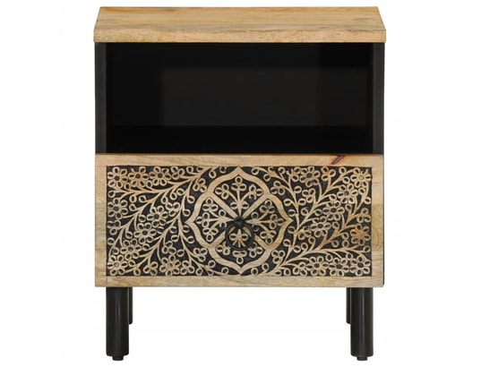 VIDAXL - Table de chevet 40x33x46 cm bois de manguier solide