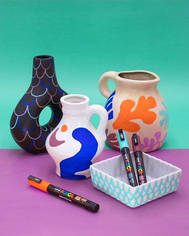 Uni-Ball - 186832 - Viltstiften - Pop Colours - 20 Stuks in Etui
