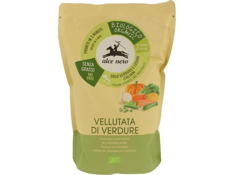 Alce Nero Bio Suppe Gemüsecreme 500 ml Fertigsuppe in Bioqualität