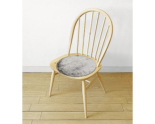 Romance zitkussenset van 4, naturel melange, Ø 35 cm