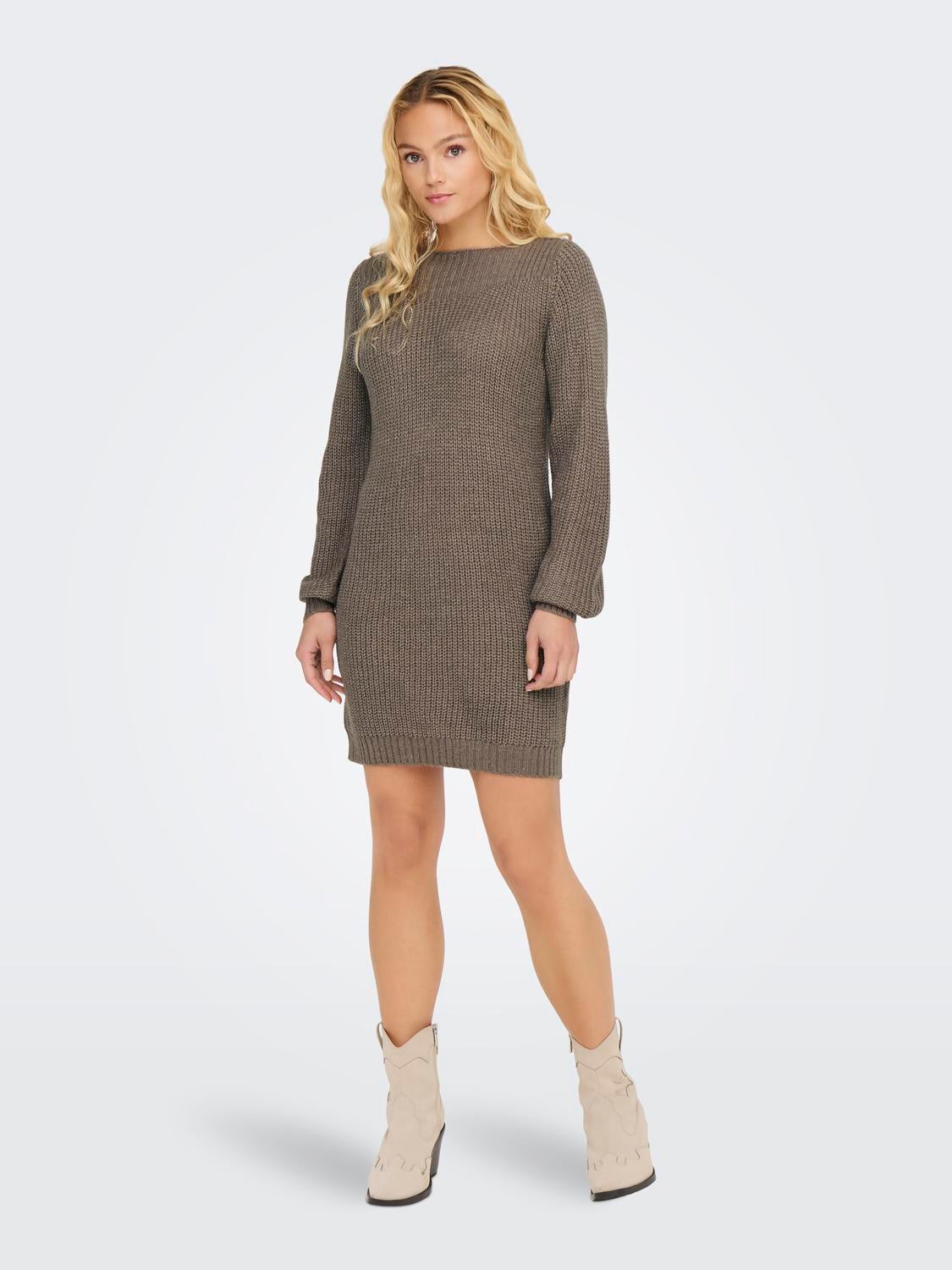 JDYWHITNEY Kurzes Kleid Walnut
