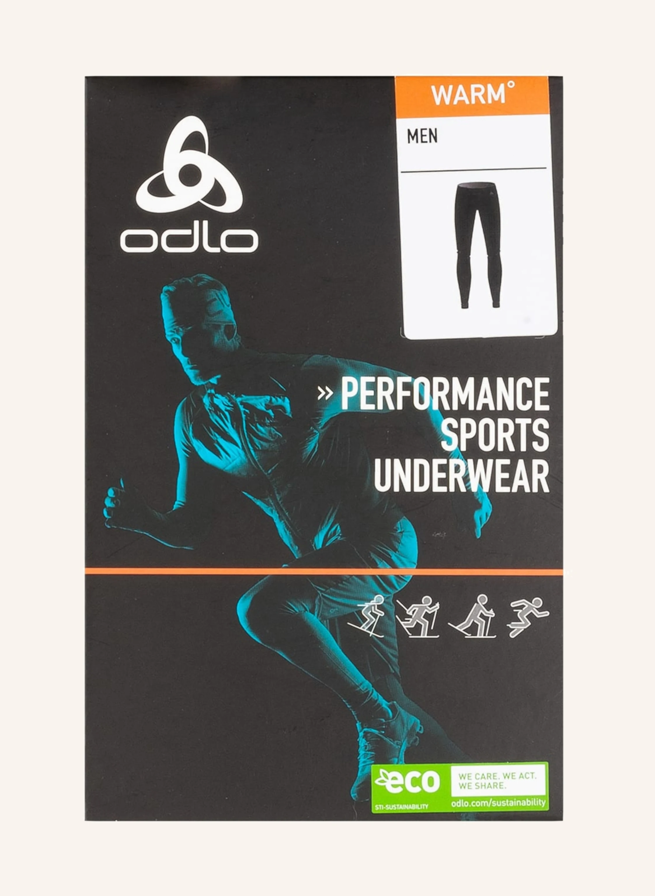 odlo Funktionswäsche-Hose PERFRMANCE WARM ECO