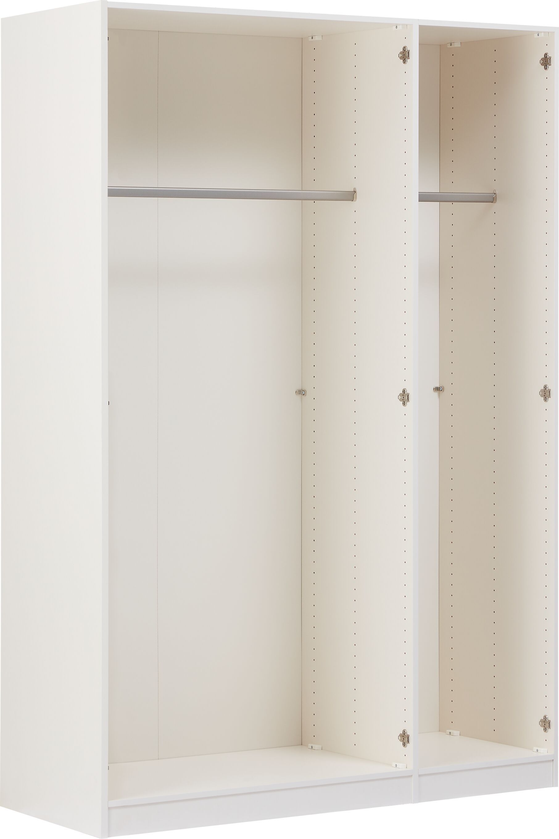 MODUL Drehtürenschrank - Creme / B: 153.0 cm x T: 59.0 cm x H: 220.0 cm