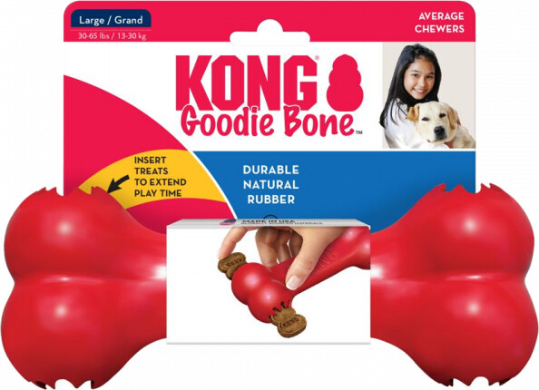 Kong - Goodie Bone Tyggeben - 21 CM