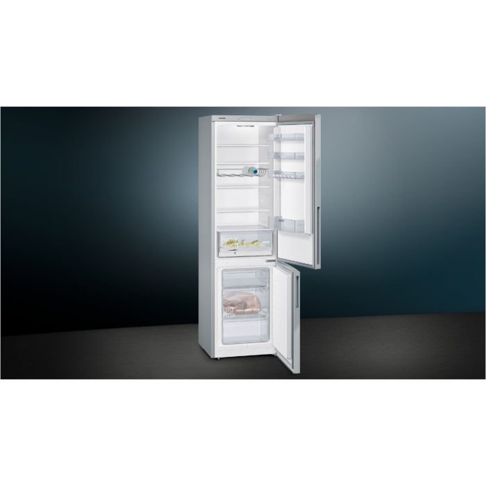 Siemens Kühl-Gefrier-Kombination iQ300 KG39VVLEA Edelstahl-Look
