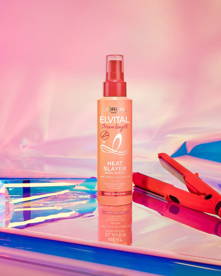 L'Oréal Paris Elvital Dream Length Shampoo 400ml + Conditioner 300ml + Elvital Dream Length Heat Slayer Iron Spray 150ml