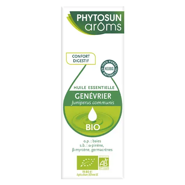 Phytosun Aroms Huile Essentielle Genévrier Baies Bio 5ml