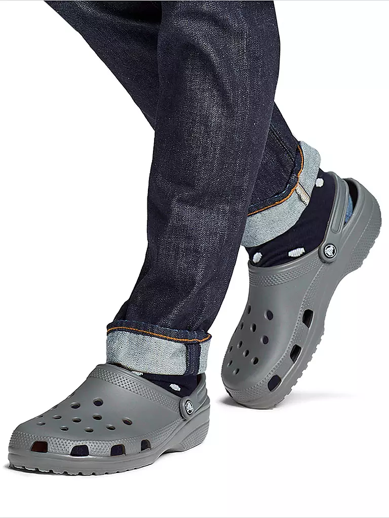 CROCS Badepantoffel CROCS CLASSIC grau
