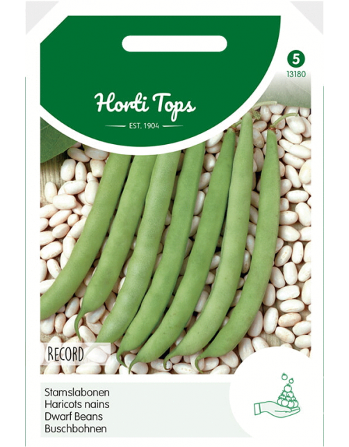 Hortitops Stamslabonen Record Verbeterde Dubbel - Zonder Draad - Groentezaden - 100 g