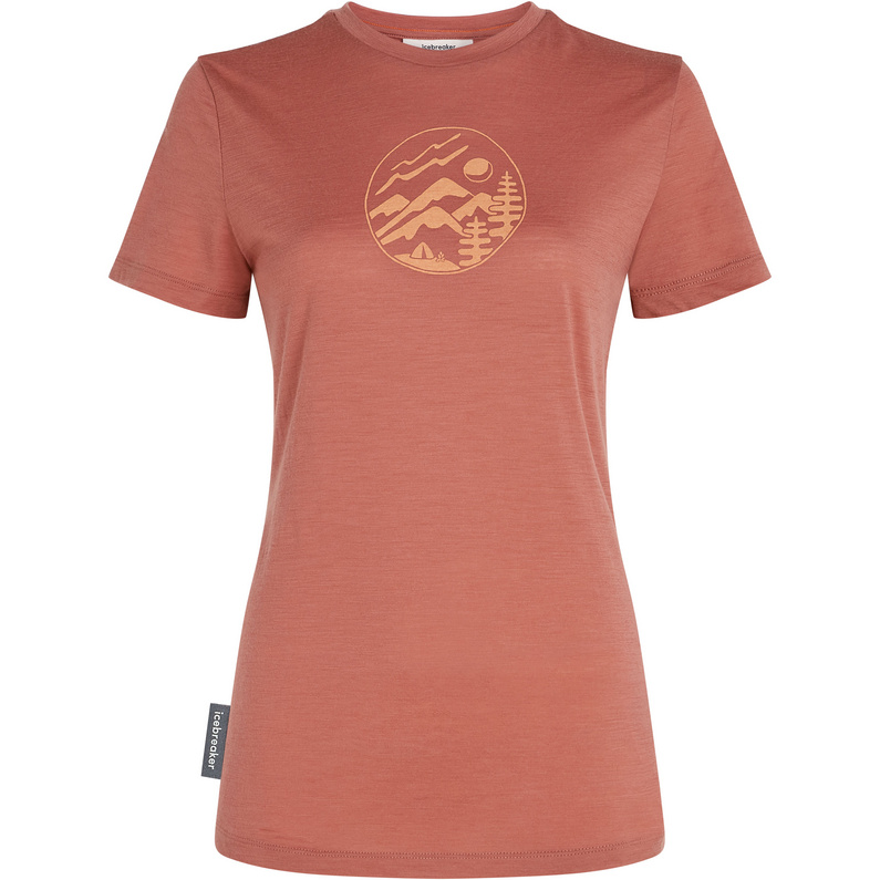 Icebreaker Damen Tech Lite III Camping Circle T-Shirt