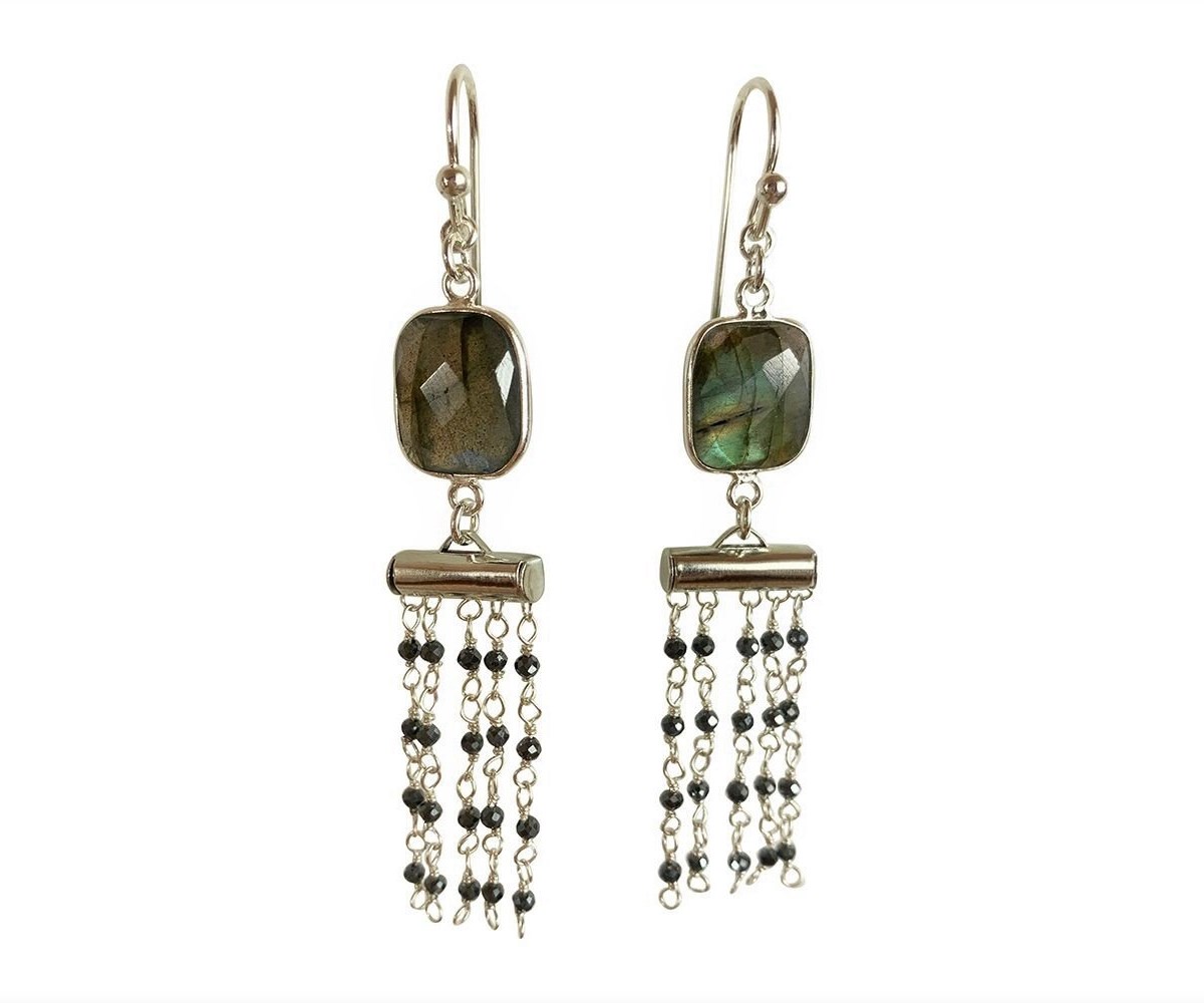 Boucles d'oreilles crochet Sirsasana Argent