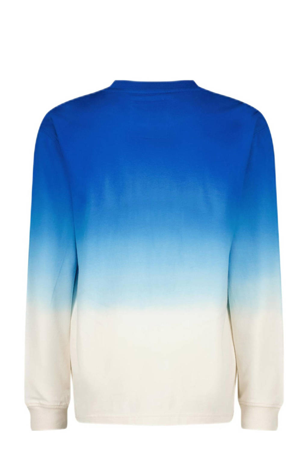 Vingino longsleeve Jufto met printopdruk blauw/wit