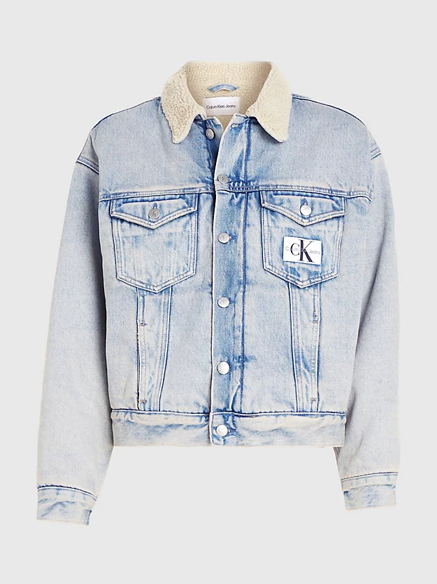 Jaqueta jeans Sherpa