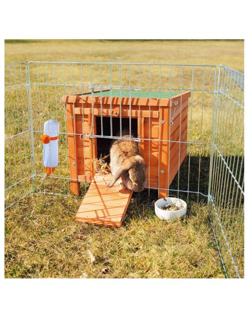 Trixie Natura Knaagdier\/Konijnenhuis - Kooi Accessoire - 42x43x51 cm Bruin