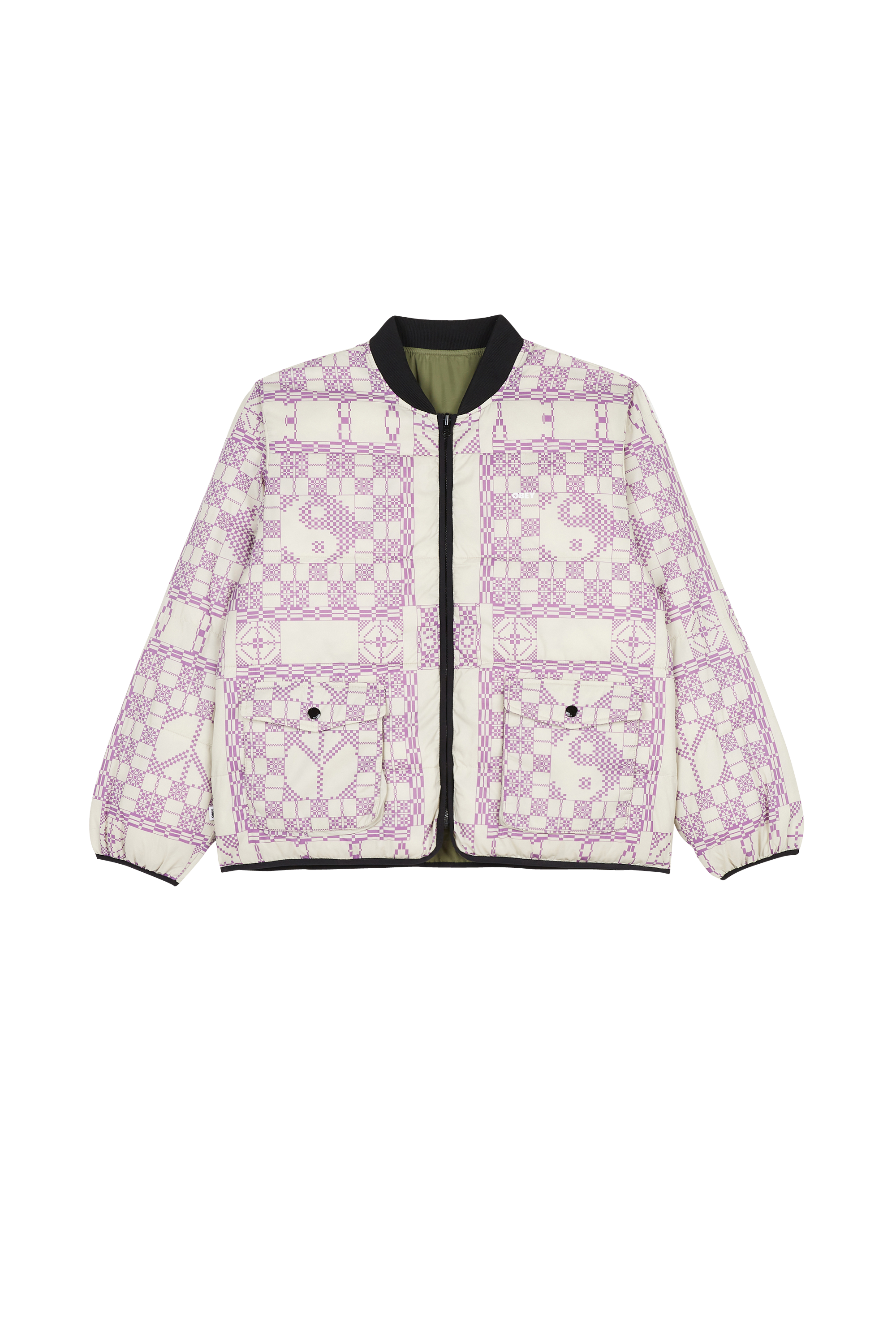 OBEY Blouson SIGNS PUFFER Multicolore