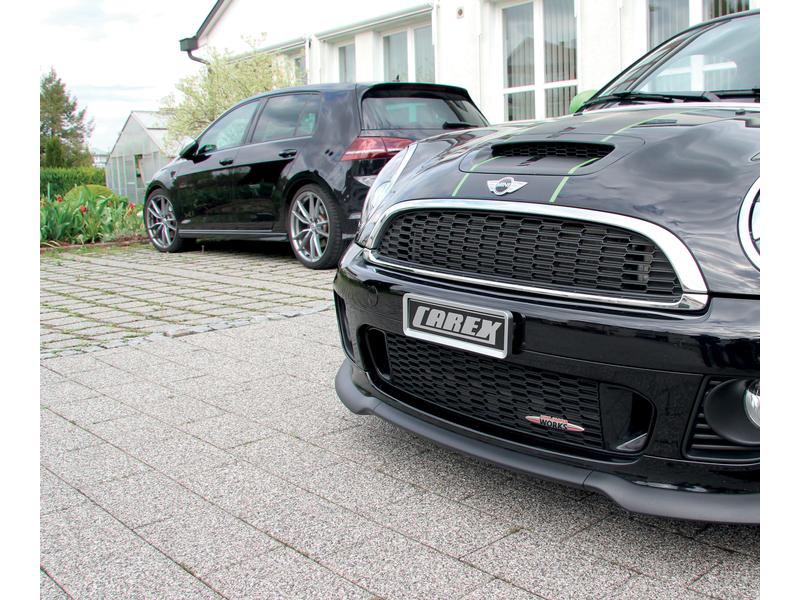 Swiss Klick Kennzeichenhalter Langformat Hinterseite, Chrom Nummernschild für hinten im Langformat 11 x 51 cm
