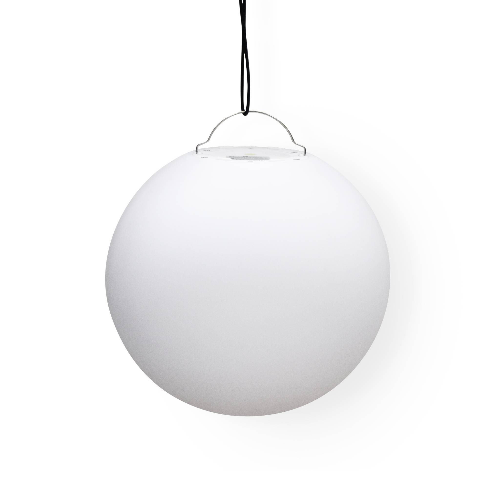Boule led 40cm – sphère décorative lumineuse. Ø40cm. Blanc chaud. Commande à distance