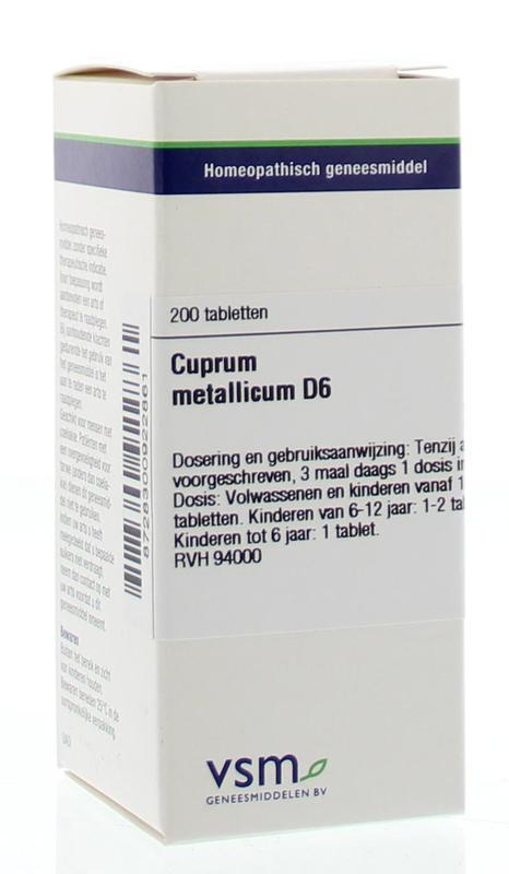 VSM Cuprum metallicum D6 200tab