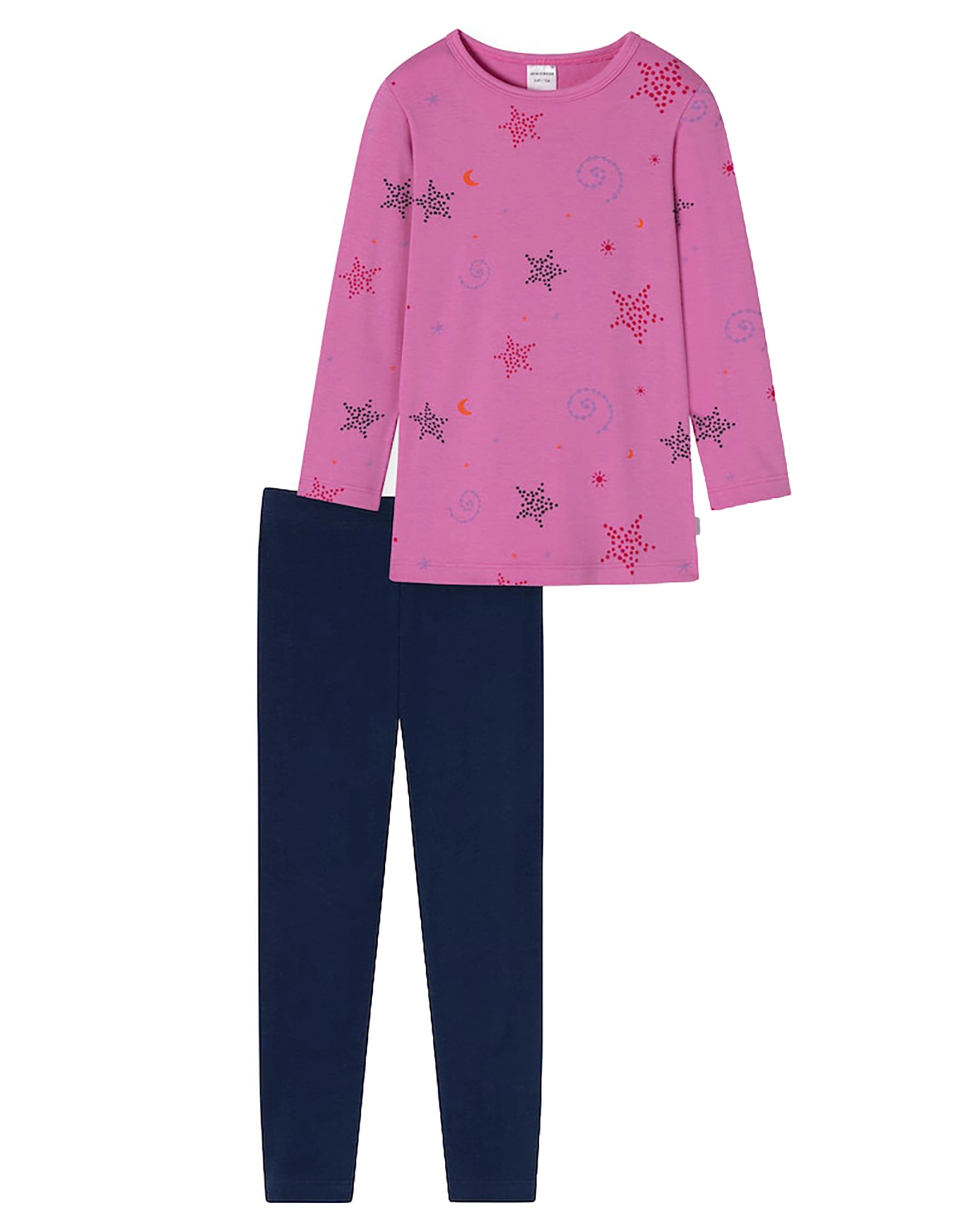 Schlafanzug STAR lang in pink