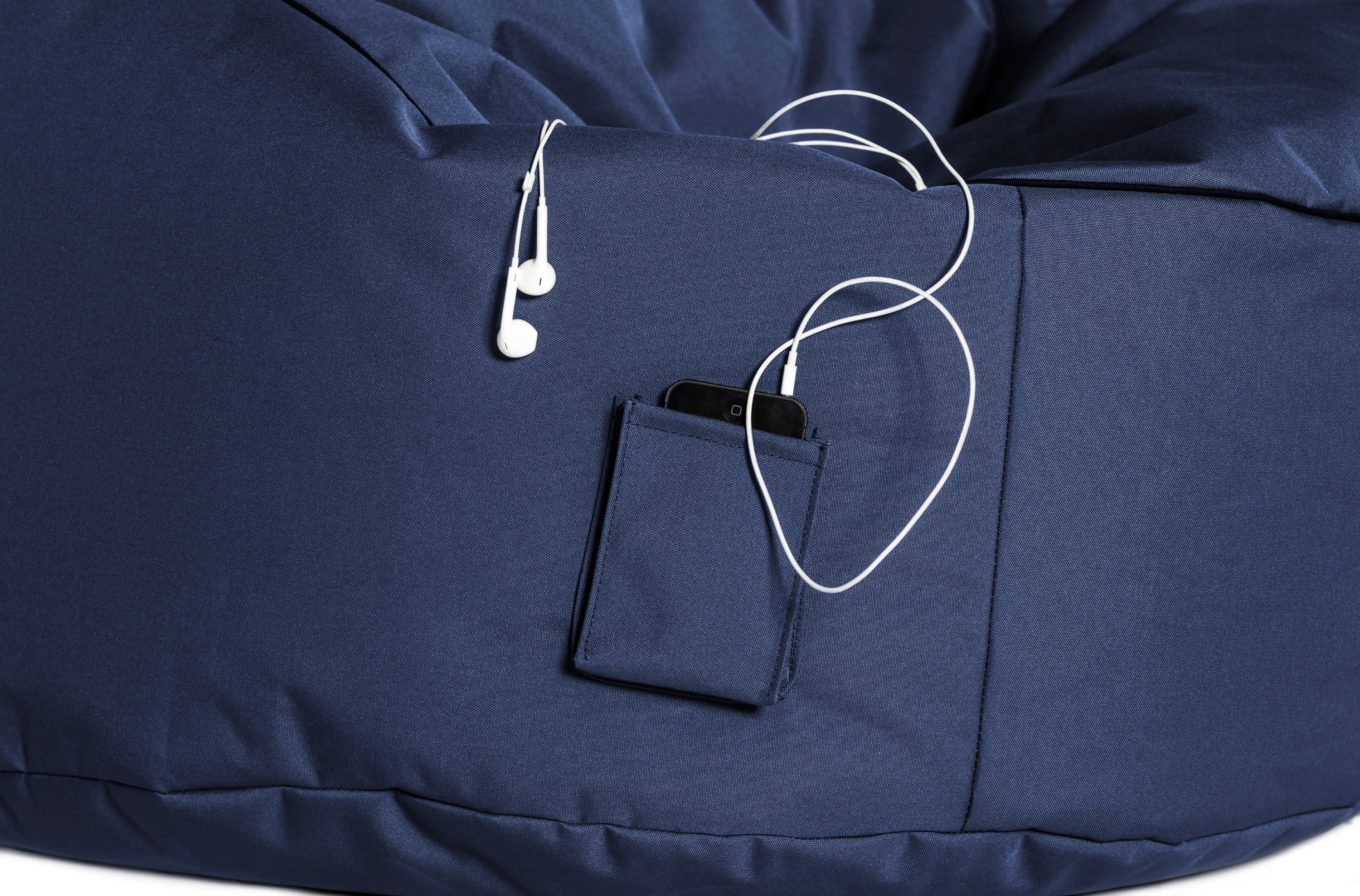 Sitzsack Set BRAVA: Swing & Dot Com (Farbe: jeansblau)