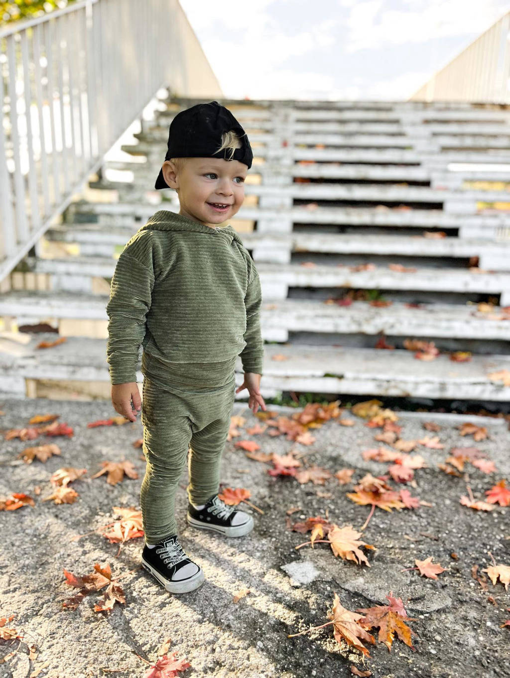 Babystyling baby regular fit broek kaki