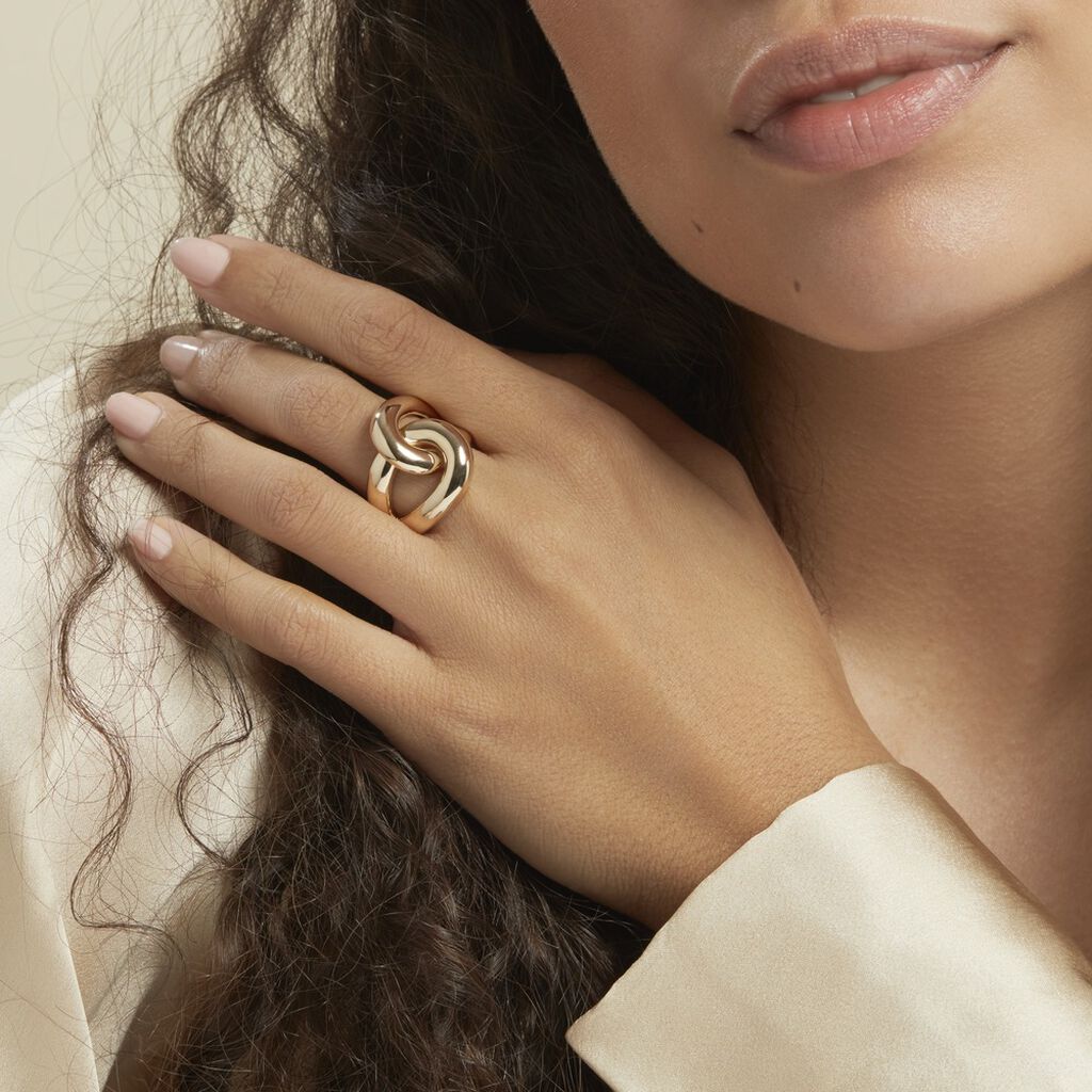 Bague Plaqué Or Jaune Chaili