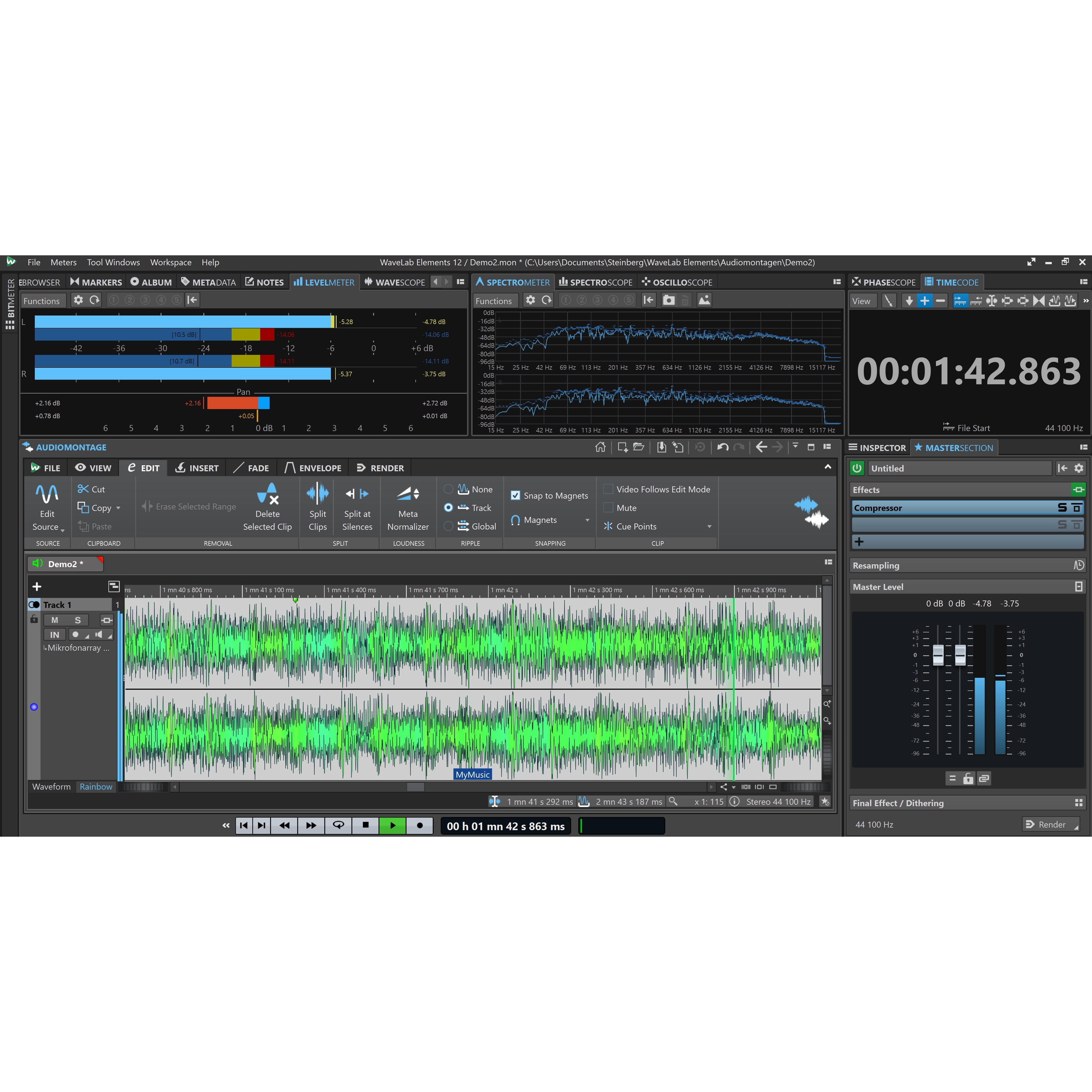 Steinberg Wavelab Elements 12 EE voor studenten en docenten (download)